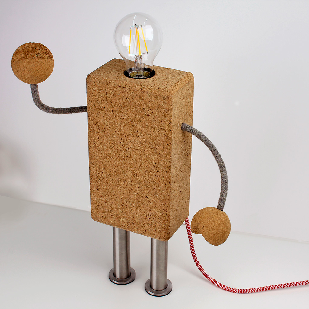LAMP ROBOT BLOCK - Modelo experimental de la serie ROBOT