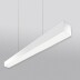 Lámpara colgante SERK, 70W, 208cm, TRIAC regulable, blanco, Blanco neutro, Regulable
