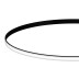 Luminaria colgante CYCLE OUT, 95W, antracita, Ø100cm, Blanco cálido