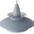 Lámpara colgante led PLUTO 12W regulable, azul, Blanco neutro, Regulable