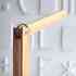 Lámpara Led de madera CARFI 130, Blanco cálido, Regulable