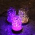 Fanal decorativo LED GELOO, regulable, Violeta, Regulable
