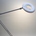 Lámpara de pie BRESSLO articulado, blanco, Blanco neutro, Regulable