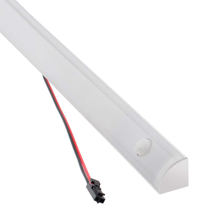Barra lineal LED KORK con sensor PIR 24W, DC12V, 121cm, Blanco frío