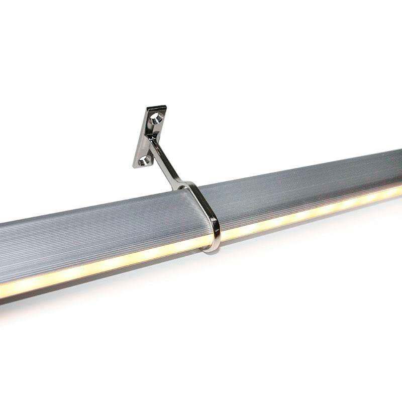 LOCKER KIT barra con luz Led de 55cm para armarios, Blanco cálido