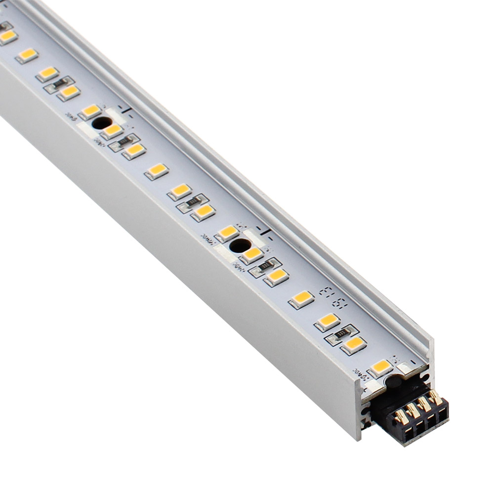 Partsam - Barra LED de línea ultra fina de 4 pulgadas, 6 cristales  transparentes sellados de diodo, color blanco, 12V