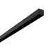 MAGNETIC TRACK 16mm Ultra Thin superficie Carril negro 1m