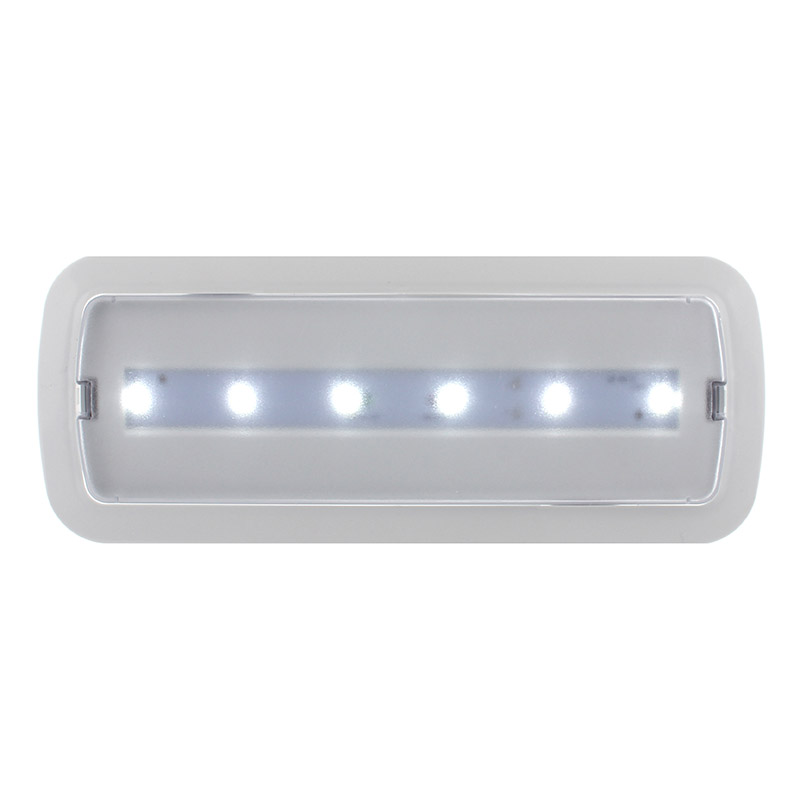 ledbox Pack 5 unidades Luz Emergencia LED NICELUX PRO 3W, 200 lumenes.  Permanente - No permanente. 3 Horas de Autonomía Blanco Frío 6000K.  Instalación de Superficie y Empotrable : : Bricolaje y herramientas