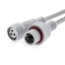 Cables conexión 3 Pinx0,5mm, 20cm, IP66, blanco