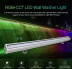 Projetor LED linear 48W RGB+CCT, 220V, RF, Alexa, SINC. 1m, RGB + Branco dual, Regulable