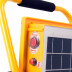 Proyector LED, 100W solar/con batería recargable + emergencia + power bank, Blanco frío