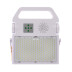 Projetor LED, 100W solar/com bateria recarregável, branco + emergencia + power bank + bluetooth speaker, Branco frio