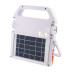 Proyector LED, 100W solar/con batería recargable + emergencia + power bank + bluetooth speaker, Blanco frío
