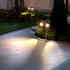 Foco doble de jardín Solar STREET RGBW, RGB + Blanco neutro