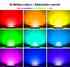 Projetor RGB+CCT Nichia Led, 100W, RF, RGB + Branco dual, Regulable