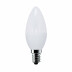 Bombilla LED Vela E14 frost 7W, Blanco cálido