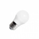 Bombilla LED E27 esférica G45, 220º, 5W, Blanco cálido