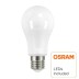 Lâmpada LED E27 A60, 9W, 180º, OSRAM Chip, Branco frio