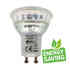 Bombilla LED GU10, 8W, 24º, SMD1A1A, 1200lm, CRI 98, regulable, Blanco cálido 2700K, Regulable