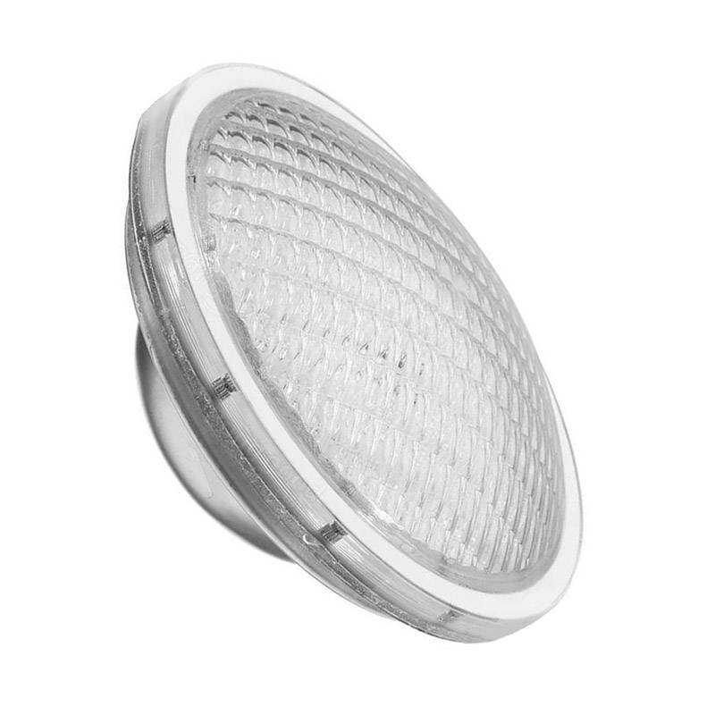 Lámpara LED PAR56 para piscinas, G53, 45W, Acero Inox., Blanco frío