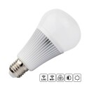 Bombilla LED WiFi E27 Bulb 9W RGB+CCT, RGB + Blanco dual, Regulable