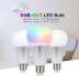Bombilla E27 LED 9W, RGB+CCT (2.4G) , RGB + Blanco dual, Regulable