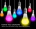 Lâmpada LED WiFi E27 Bulb 9W RGB+CCT, RGB + Branco dual, Regulable