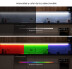 Tira LED RGB+W COB, DC24V, 5m (896Led/m), 100W, IP20, RGB + Blanco neutro