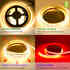 Fita LED Monocolor COB, DC24V, 5m (400Led/m), Corte 10mm, 40W, IP20, PCB 5mm, Branco quente