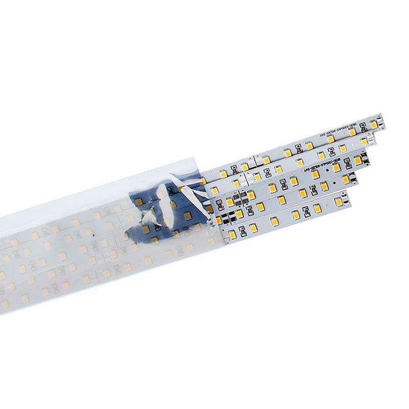 Set 5 tiras LED rígidas EPISTAR SMD2835, DC24V, 1m (90Led/m) - IP20, Blanco cálido