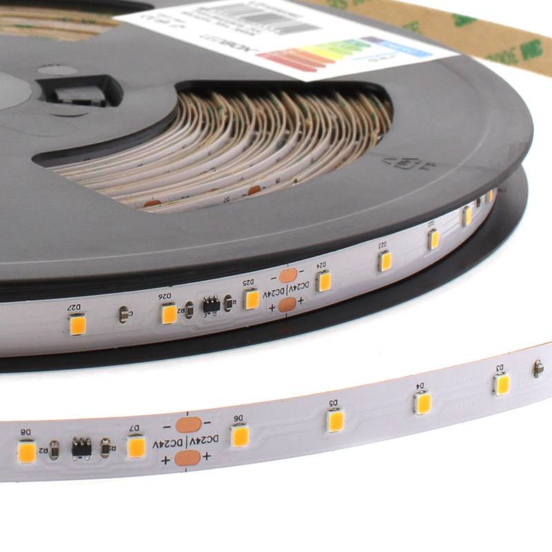 Tira LED Monocolor EPISTAR SMD2835, DC24V, 30 metros (60Led/m), CC, 144W, IP20, Blanco neutro