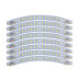 Fita LED rígida CC SMD2835, 90W, para lâmpada circular Ø100cm - IP20, Branco frio