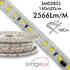 Tira LED 220V Bridgelux SMD2835, 140Led/m, 2566lm/m, Triac regulable, corte 10cm, carrete 20 metros, Blanco cálido 2700K, Regulable