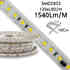 Fita LED 220V Bridgelux SMD2835, 120Led/m, 1540lm/m, Triac regulável, corte 10cm, bobina 20 metros, Branco quente 2700K, Regulable