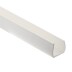 Carril PVC branco para Led NEON 14x26mm, 1m