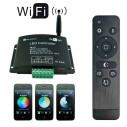 Controlador WIFI-LED V03 (mono, dual, RGB) + RF control