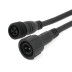 Cables conexión 2 Pinx0,75mm, 20cm, IP67, negro