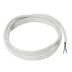 Cable redondo 2x1mm, 1m, blanco