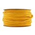 Cabo têxtil redondo 2x0,75mm, 1m, amarelo