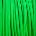 Cable textil redondo 2x0,75mm, 1m, verde