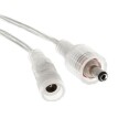 Cable conexión 2 Pinx0,5mm, 100cm, IP68, transparente