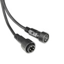 Cables conexión 4 Pinx0,5mm, 2x20cm, IP67, negro