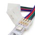 Cable de conexión directa doble para tira LED RGB (4 Pin) 10mm
