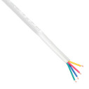 Cable redondo de conexión para tiras LED RGB 4x0,20mm - 1 metro, blanco