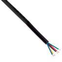 Cable redondo de conexión para tiras LED RGBW 5x0,50mm, 1 metro