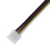 Cabo de conexão rápido 2 extremidades para fita LED RGB+CCT (6 Pin) 15cm