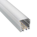 Perfil aluminio VART SUSPEND para tiras LED, 1 metro