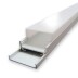 KIT - Perfil aluminio ALKAL para tiras LED, 2 metros