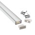 KIT - Perfil aluminio SENSA para tiras LED, 1 metro