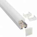 KIT - Perfil aluminio ALKAL SUSPEND para tiras LED, 1 metro